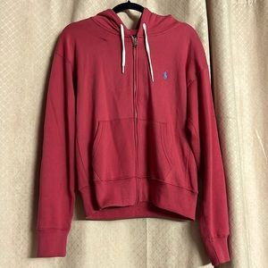 RALPH LAUREN - pink hoodie
